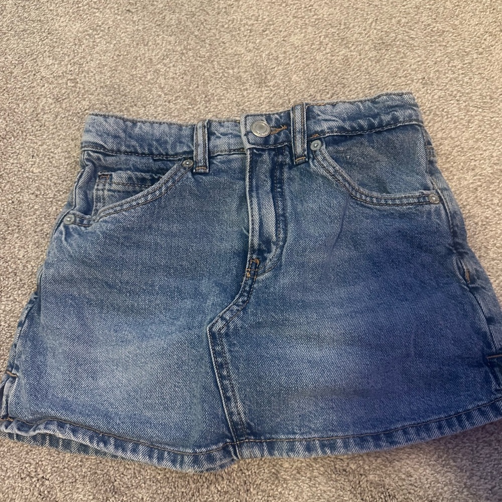 Zara Kids Blue Denim Skort